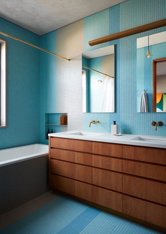 “SEA BLUE BATHROOM” 25 ไอเดียยกทะเลมาไว้ที่บ้านได้ง่ายๆ ไม่ต้องออกเดินทาง!